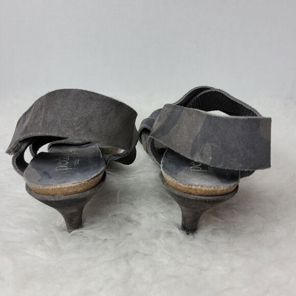 Pedro Garcia Lynna Suede Olive Camo Strappy Heel Sandals Eu Size 39 / Us 8.5. - Picture 4 of 9